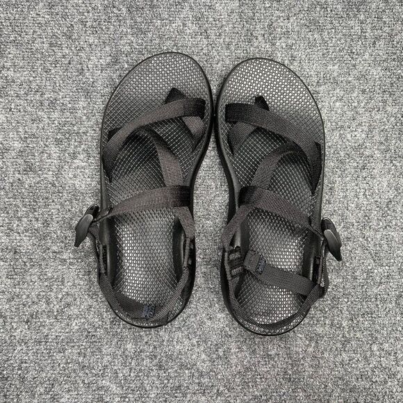 Chaco Z2 Unaweep Sandals Men\'s 10 Black Comfort Outdoor Athletic Hiking‎ Water